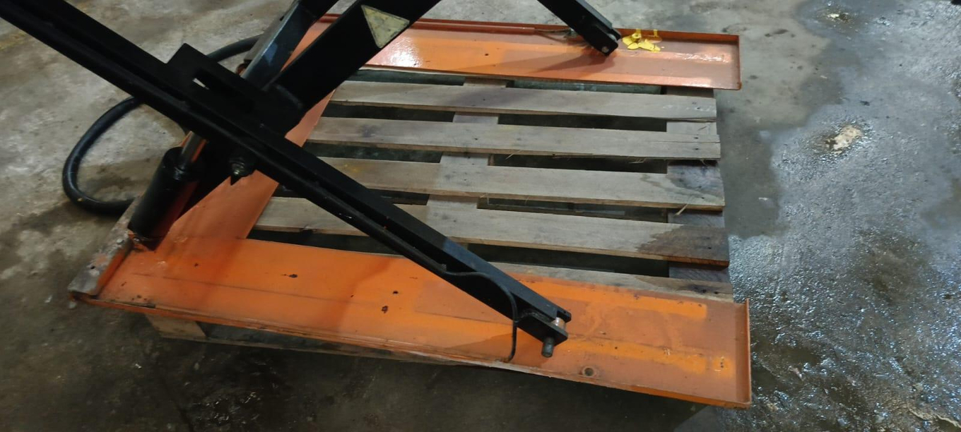 Foto de Plataforma de elevação com 2 pistoes