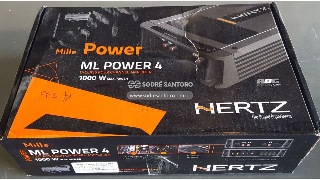 Foto de amplificador hertz ml power 4 1000w