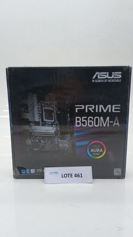 Foto de Placa-Mãe ASUS Prime B560M-K Intel B560 LGA1200 mATX DDR4 Preto - 90MB16S0-M0EAY0