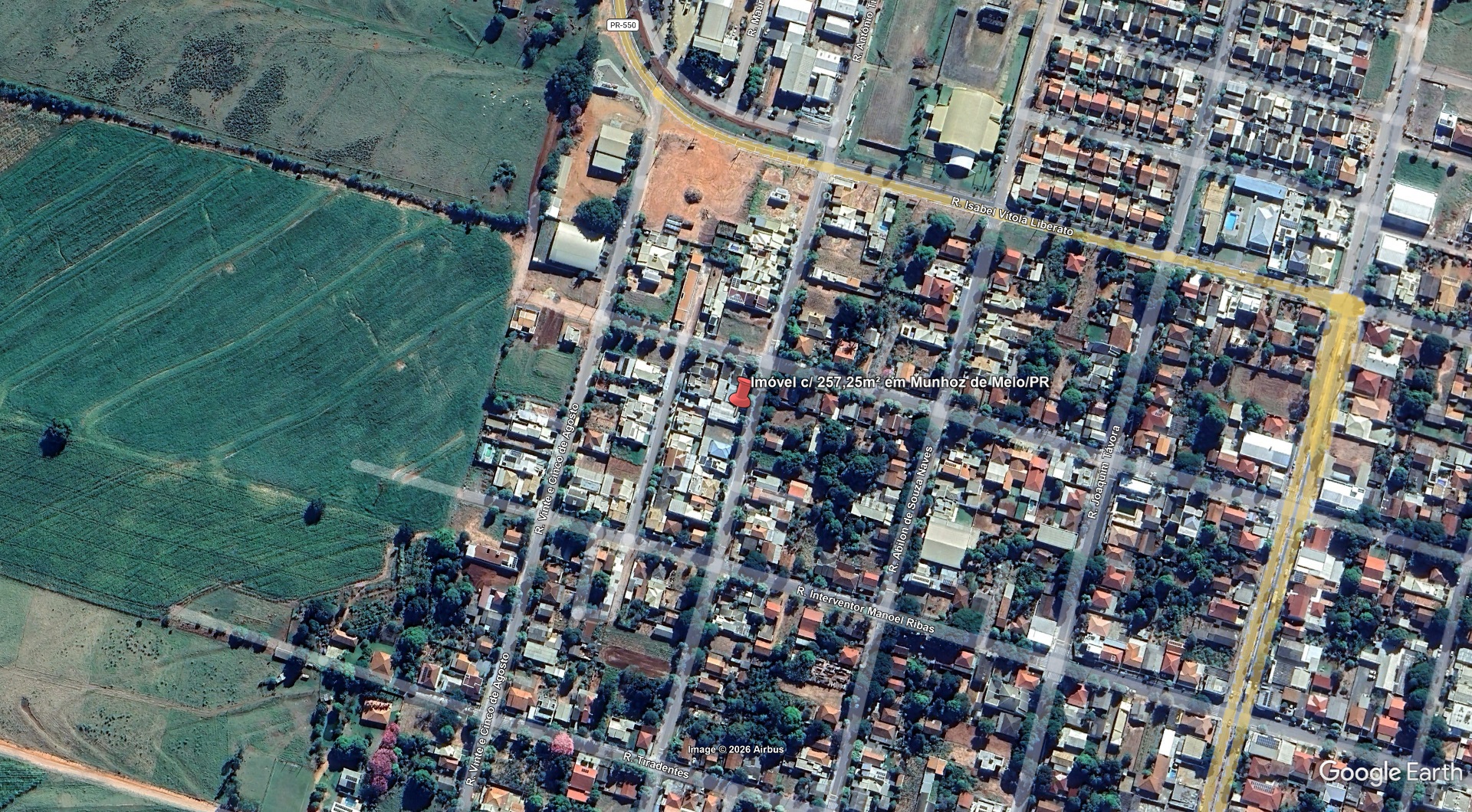 Foto de Terreno 257 m² - Leilão encerrado em Munhoz de Melo/PR