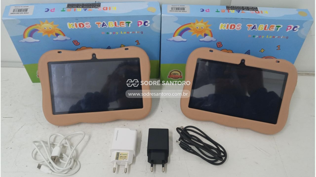 Foto de 2 tablets infantil capivara criança kids