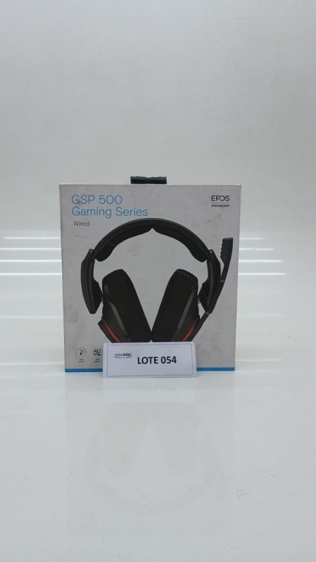 Foto de Headset Gamer Epos Sennheiser GSP 500 Preto e Vermelho P2 - 507261