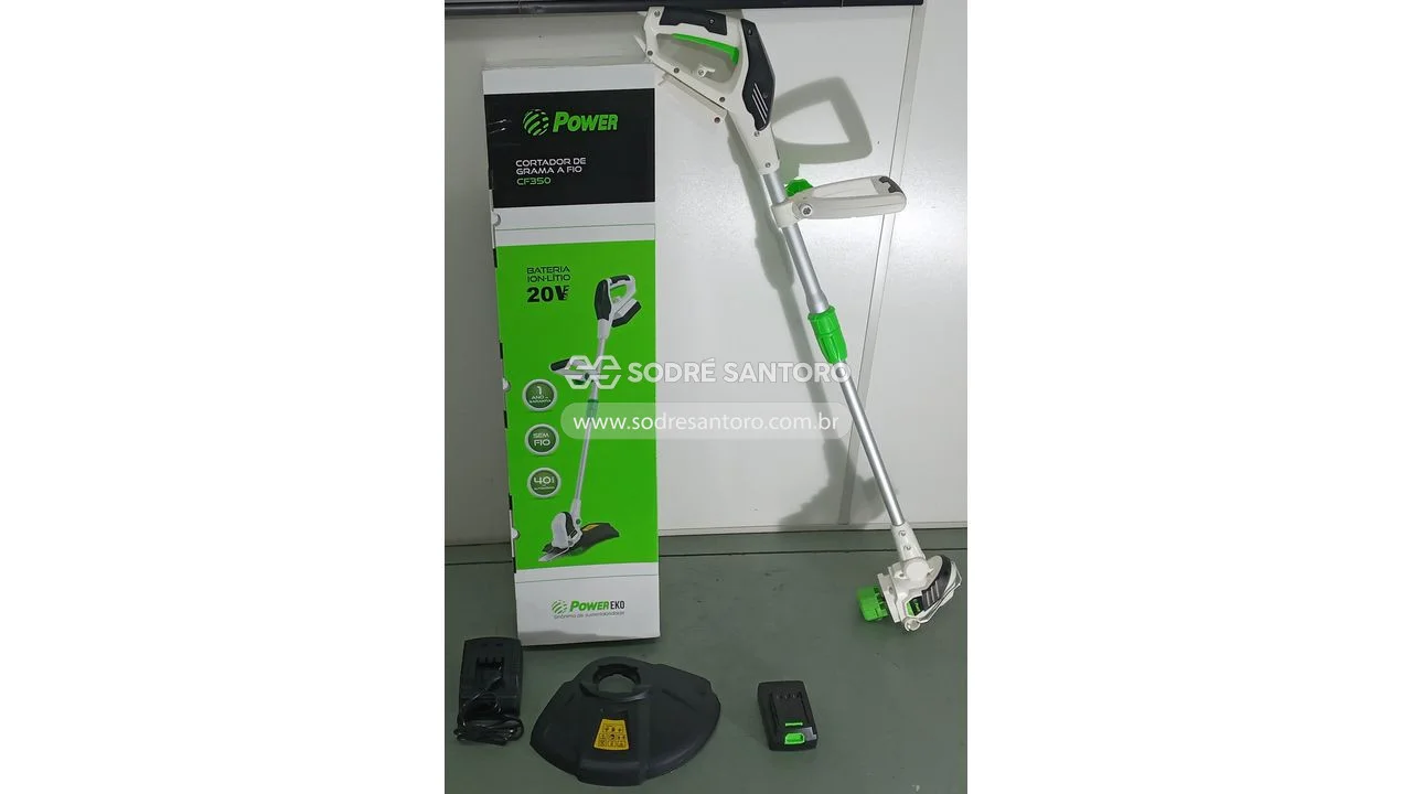 Foto de cortador de grama a fio power cf350