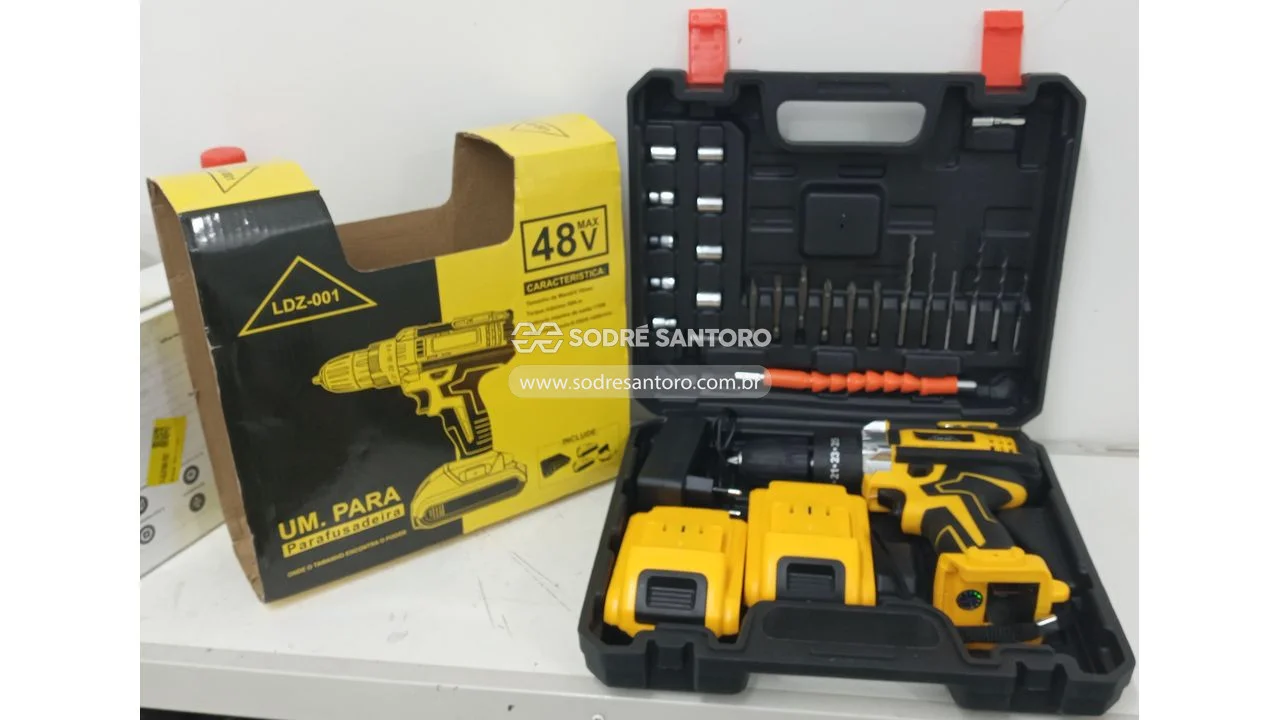 Foto de furadeira/parafusadeira ldz-001 48vmax 175w
