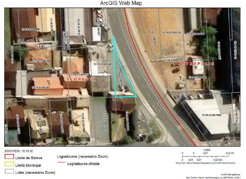 Foto de Imóvel situado na Rua São Paulo, S/N - Bairro Floresta, Joinville / SC -Terreno com área de 260,15m², sem benfeitorias