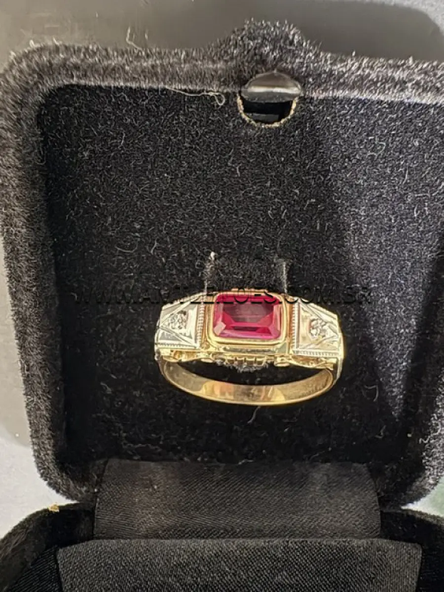 Foto de ANEL EM OURO 14K AMARELO E BRANCO, COM 2CM DE DIÂMETRO INTERNO, COM DUAS I...