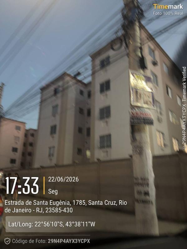 Foto de IMOVEL Cidade: Rio de Janeiro/RJ Endereço: ESTRADA DE SANTA EUGENIA, N. 3200, Apto. 304, BL 03- Apartamento Descrição: Situado em: ESTRADA DE SANTA EUGENIA, N. 3200, Apto. 304, BL 03 - SANTA CRUZ - 23520-560 - RJ - RIO DE JANEIRO - Apartamento, 40,54 m2 de área total, 40,54 m2 de área privativa, 2 q