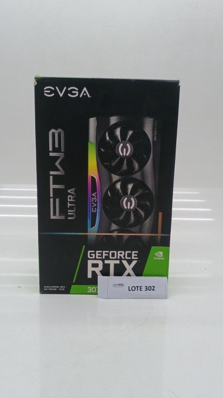 Foto de Placa de Vídeo RTX 3070 FTW3 Ultra Gaming EVGA NVIDIA GeForce 8GB GDDR6 iCX3 Technology ARGB LED LHR DLSS Ray Tracing - 08G-P5-3767-KL