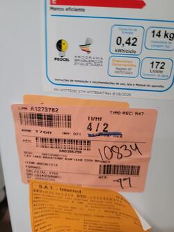 Foto de LAV 14KG BRASTEMP BWF14AB 220V BRANCA-A1273782