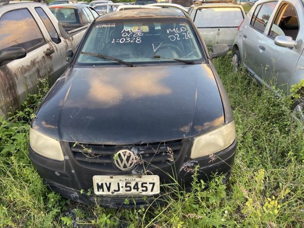Foto de VW/GOL 1.0, ANO/MOD 2005/2006, COR PRETA, COMBUSTIVEL ALCOOL/GASOLINA/GAS NATURAL, PLACA MVJ5457 - AL, RENAVAM 866320628, ID CHASSI 9BWCA05W
