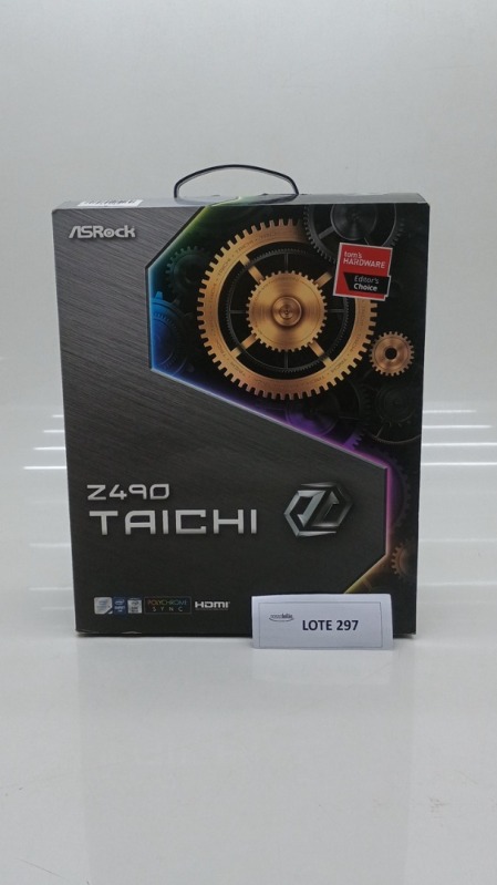 Foto de Placa-Mãe ASRock Z490 Taichi Intel LGA 1200 ATX DDR4 Preto - 90-MXBBQ0-A0UAYZ