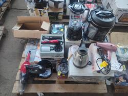Foto de MICRO-ONDAS BRITÂNIA BMO28 - PANELA DE PRESSÃO ELECTROLUX PCC20 6L - ESCOVA MONDIAL ER-09 - SECADOR MONDIAL SCP-JU-01 - PROCESSADOR WAP WMP150 - LIQUIDIFICADOR MONDIAL L-93-BG - ASPIRADOR MONDIAL AP-40-R