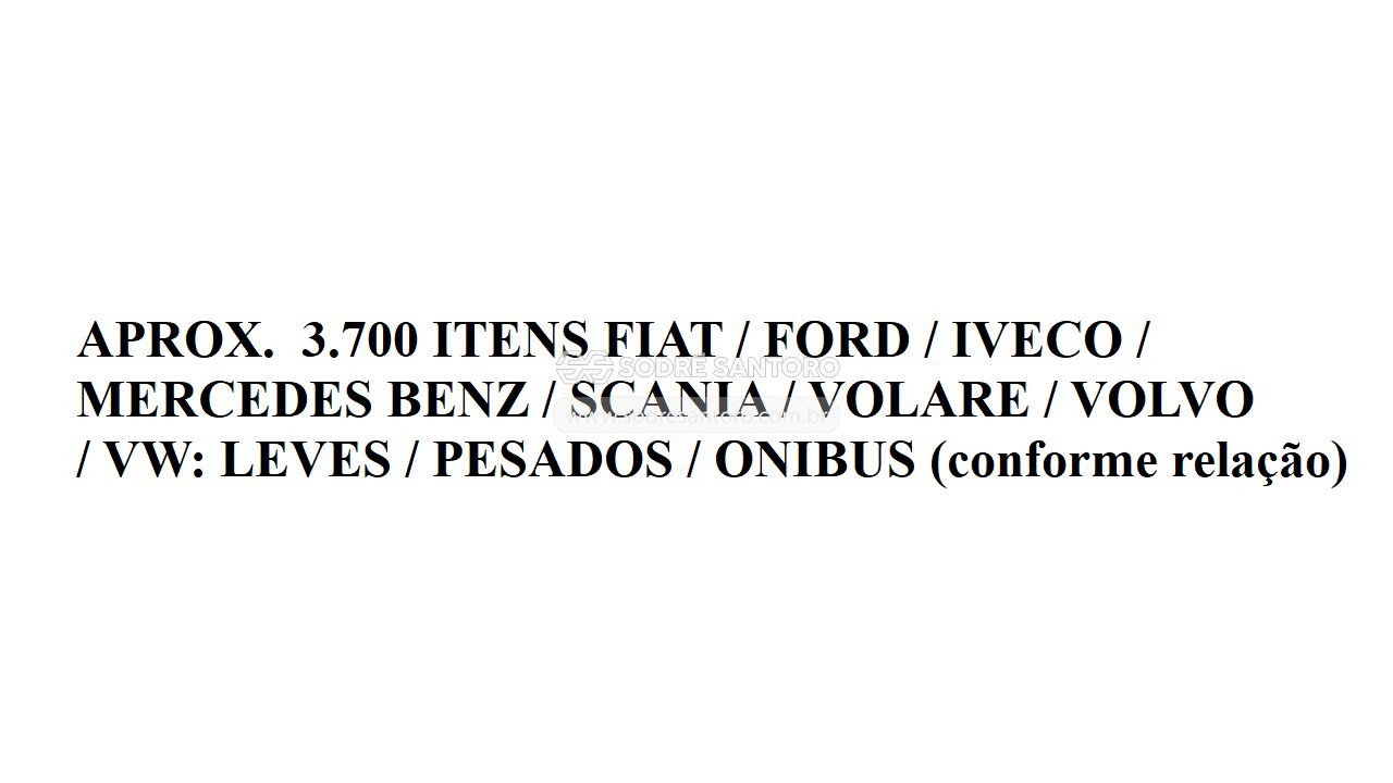 Foto de aprox. 3.700 itens veículos leves/pesados/onibus