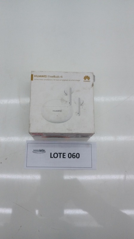 Foto de Fone de Ouvido Sem Fio HUAWEI Freebuds 4i TWS Bluetooth Cancelamento de Ruído Ativo Carregamento Rápido Branco - FREEBUDSBCO