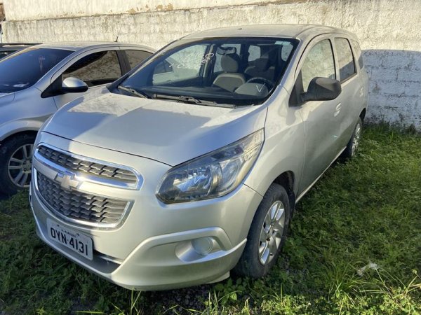 Foto de CHEV/SPIN 1.8L MT LT, ANO/MOD 2014/2015, COR PRATA, COMBUSTIVEL ALCOOL/GASOLINA, PLACA OYN4131 - AL, RENAVAM 1023873670, ID CHASSI 9BGJB75Z0