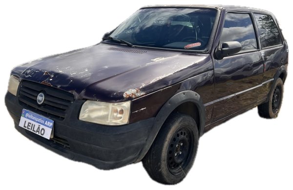 Foto de FIAT/UNO MILLE FIRE, ANO/MOD 2004/2005, COR VERMELHO, COMBUSTIVEL GASOLINA, PLACA MVH8149 - AL, RENAVAM 840989830, ID CHASSI 9BD158025546046