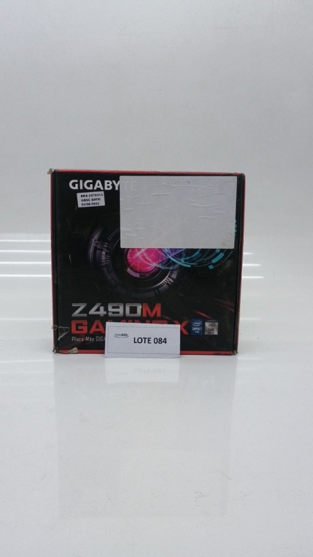 Foto de Placa-Mãe Gigabyte Z490M Gaming X Intel LGA 1200 mATX DDR4 Preto Preto - Z490M GAMING X