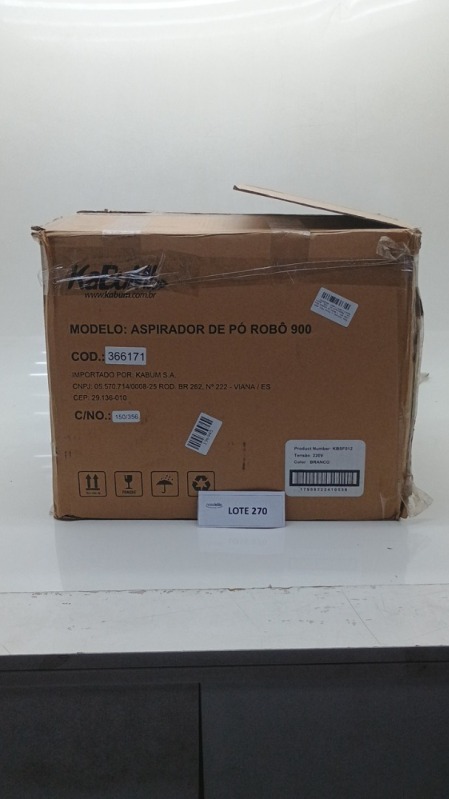 Foto de Robô Aspirador e Passa Pano KABUM! smart 900 - 5 Modos de Limpeza Base 2 em 1 Mapeamento 3D - 220v - Branco - KBSF012