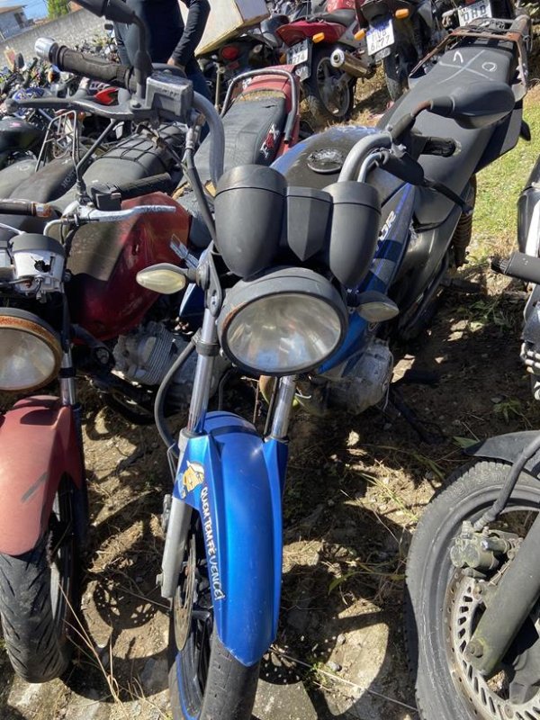 Foto de YAMAHA/YBR125 FACTOR ED, ANO/MOD 2013/2014, COR AZUL, COMBUSTIVEL GASOLINA, PLACA OHJ6207 - AL, RENAVAM 577079301, ID CHASSI 9C6KE1940E00187