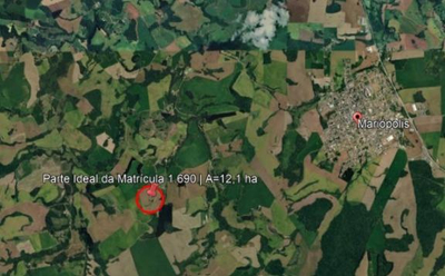 Foto de IMÓVEL RURAL COM ÁREA TOTAL DE 121.000,00 m2 - Em MARIÓPOLIS/PR