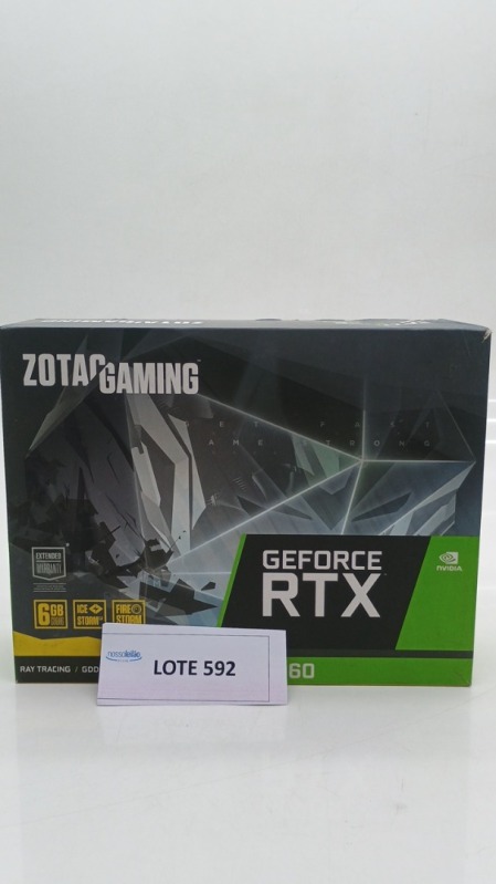Foto de Placa de Vídeo Zotac Gaming NVIDIA GeForce RTX 2060 6GB GDDR6 - ZT-T20600H-10M
