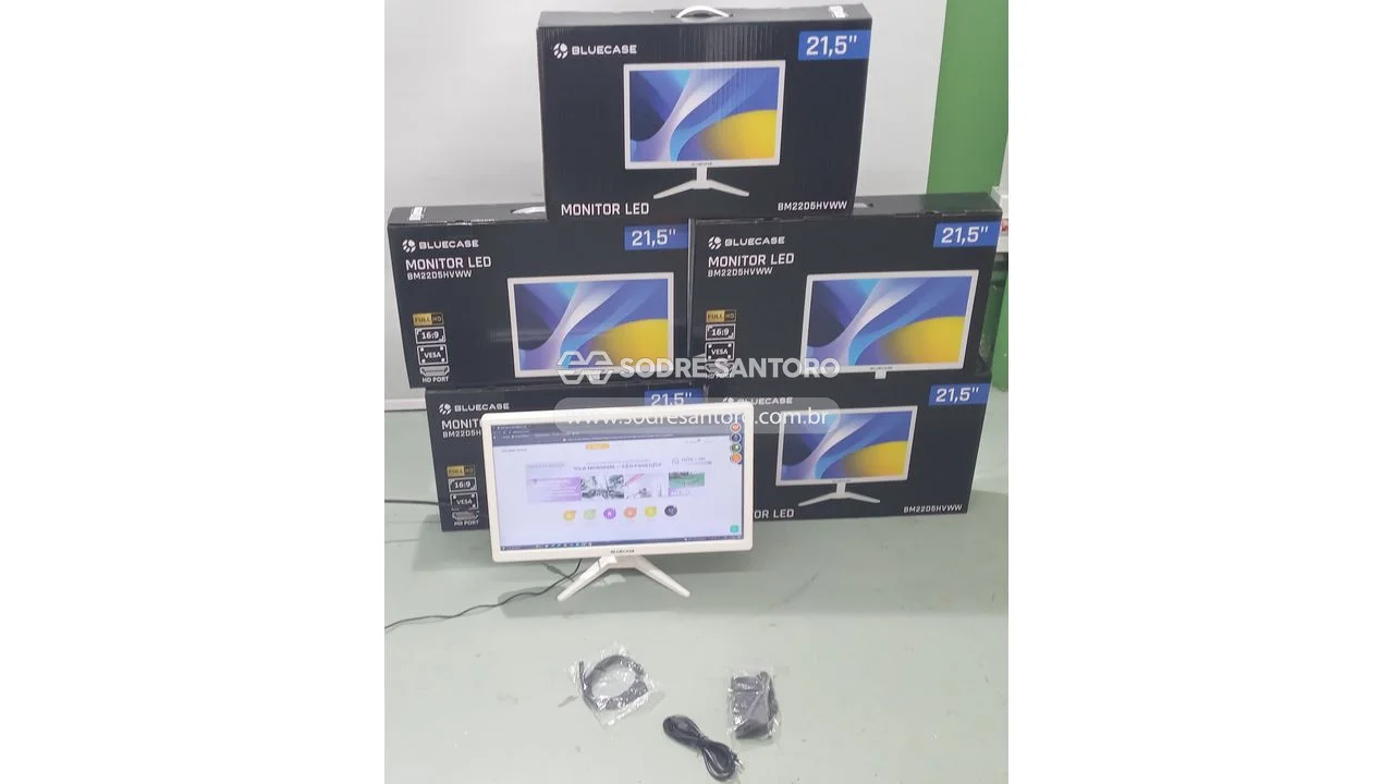 Foto de monitor led 21,5' bluecase bm22d5hvww
