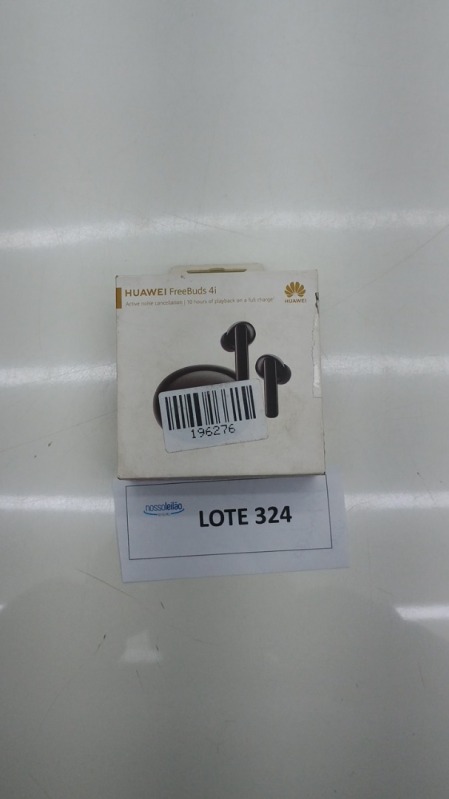 Foto de Fone de Ouvido Sem Fio HUAWEI Freebuds 4i TWS Bluetooth Cancelamento de Ruído Ativo Carregamento Rápido Preto - FREEBUDSPTO