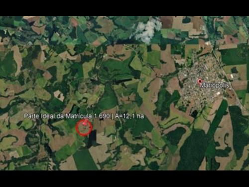 Foto de IMÓVEL RURAL COM ÁREA TOTAL DE 121.000,00 m2 - Em MARIÓPOLIS/PR