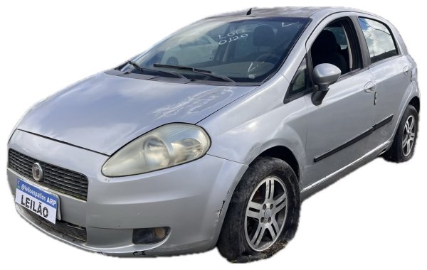 Foto de FIAT/PUNTO ELX 1.4, ANO/MOD 2007/2008, COR PRATA, COMBUSTIVEL ALCOOL/GASOLINA, PLACA MVC8607 - AL, RENAVAM 939220636, ID CHASSI 9BD118121810