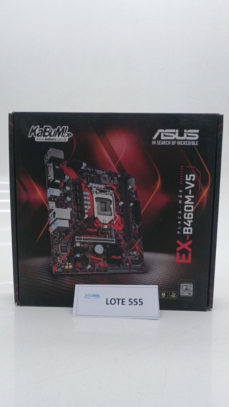 Foto de Placa-Mãe ASUS EX-B460M-V5 Intel LGA 1200 mATX DDR4 Preto e Vermelho - EX-B460M-V5