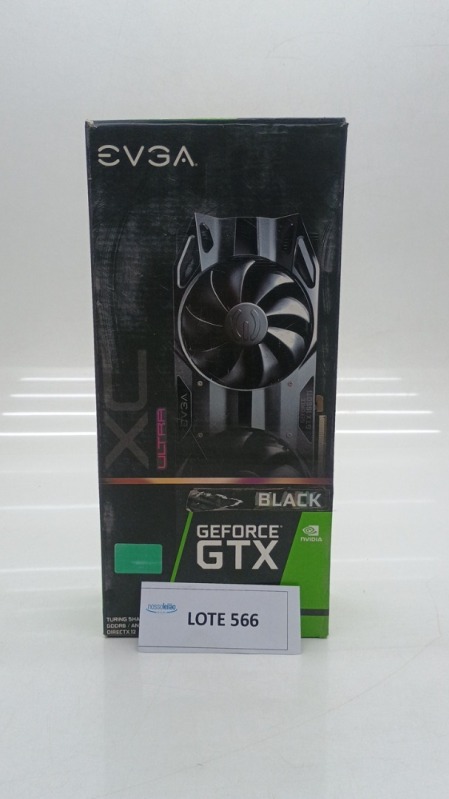 Foto de Placa de Vídeo GTX 1660 Ti XC Ultra Black Gaming EVGA NVIDIA GeForce 6GB GDDR6 Dual HDB Fans - 06G-P4-1265-KR