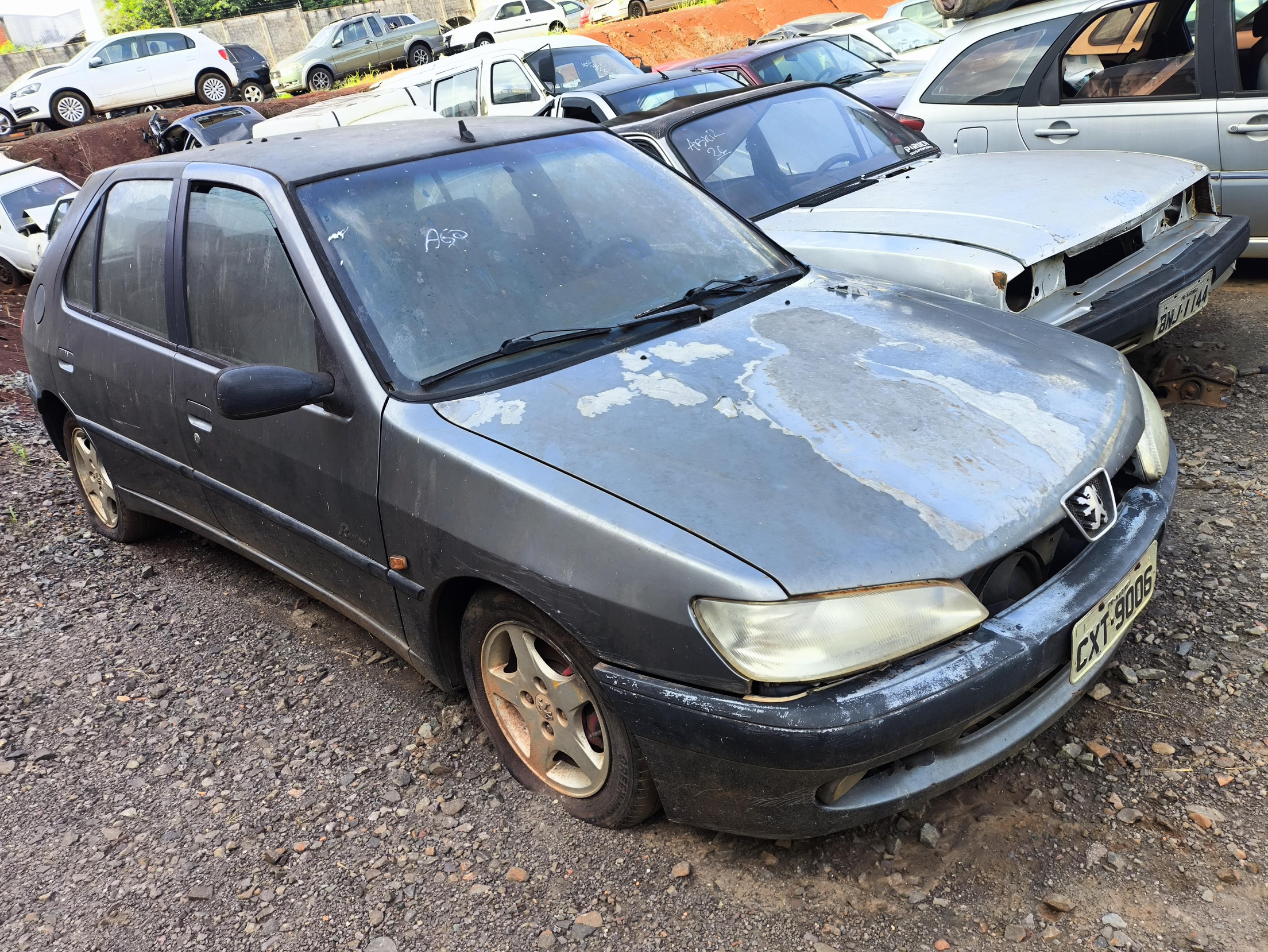 Foto de SUCATA PEUGEOT 306 PAS H 18, 1998/1999, CINZA