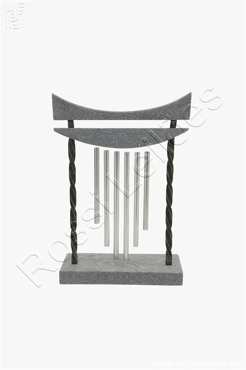 Foto de Aprox. 90 unidades de Guirlanda Sino De Vento Decorativo Pedra Metal Wind Chime Zen Oriental. SEM USO