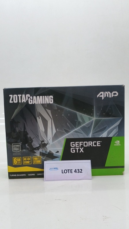 Foto de Placa de Vídeo GTX 1660 Ti Zotac NVIDIA GeForce AMP 6GB GDDR6 - ZT-T16610D-10M