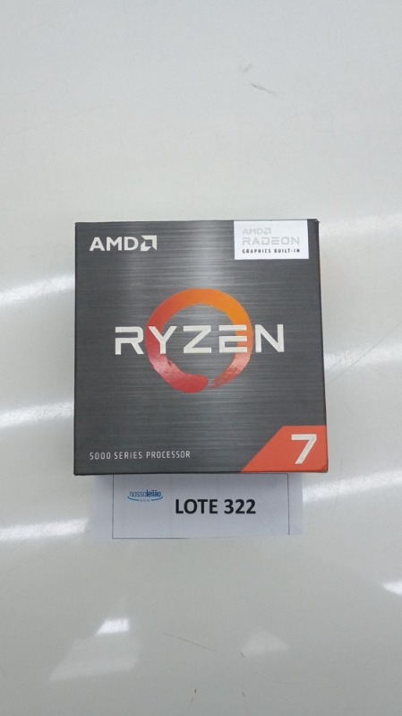 Foto de Processador AMD Ryzen 7 5700G 3.8GHz (4.6GHz Max Turbo) Cache 20MB 8 Núcleos 16 Threads Vídeo Integrado AM4 - 100-100000263BOX