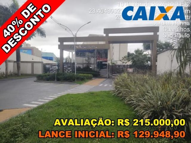 Foto de Apartamento em leilão no Conjunto Residencial Doraly Ii em Guarulhos - SP