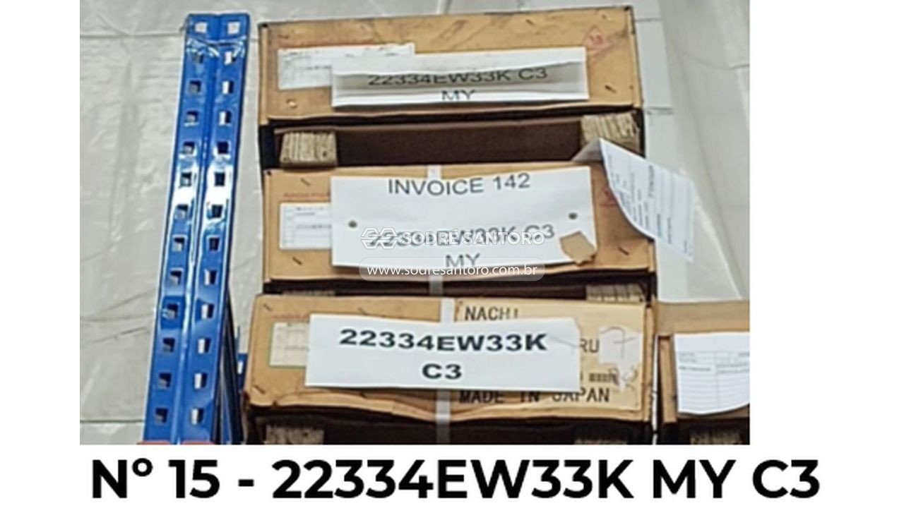 Foto de 7 rolamentos autocompensador de rolos esféricos