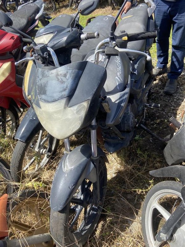 Foto de DAFRA/TVS APACHE RTR 150, ANO/MOD 2011/2012, COR CINZA, COMBUSTIVEL GASOLINA, PLACA OHC3J49 - AL, RENAVAM 391028081, ID CHASSI 95VGF3F2BCM00