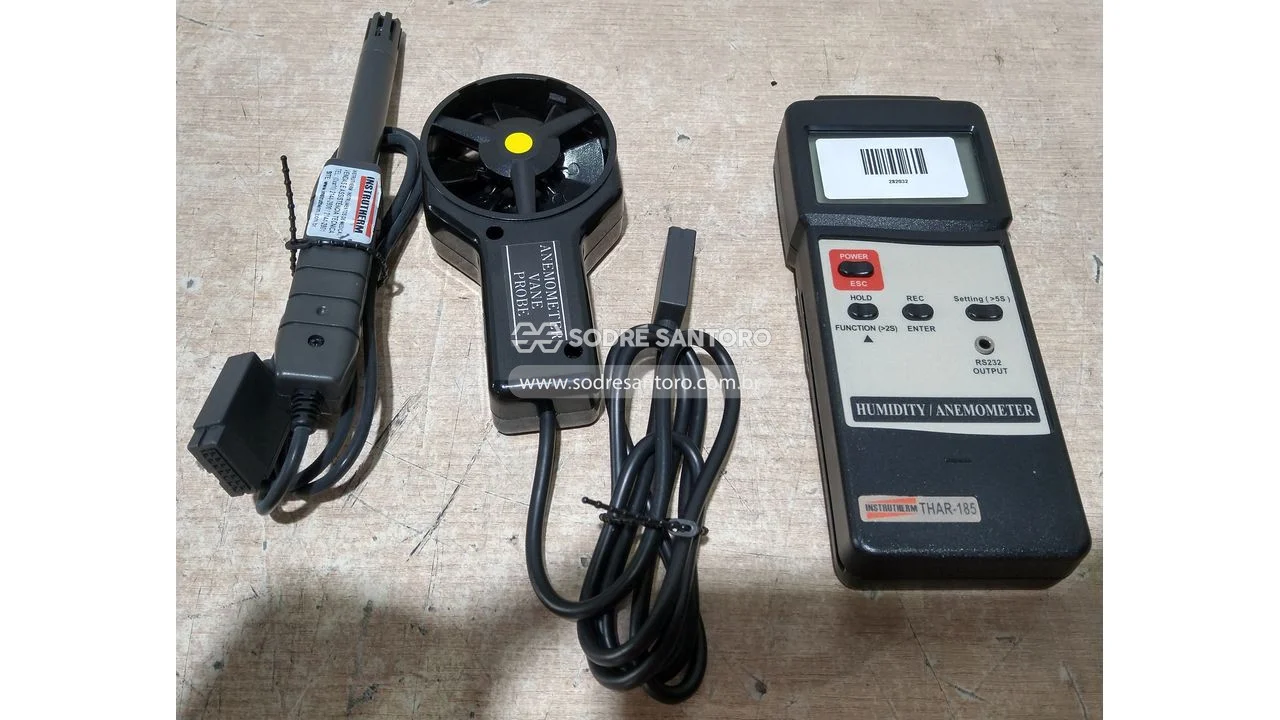 Foto de termo-higro-anemômetro digital portátil thar-185 instrutherm