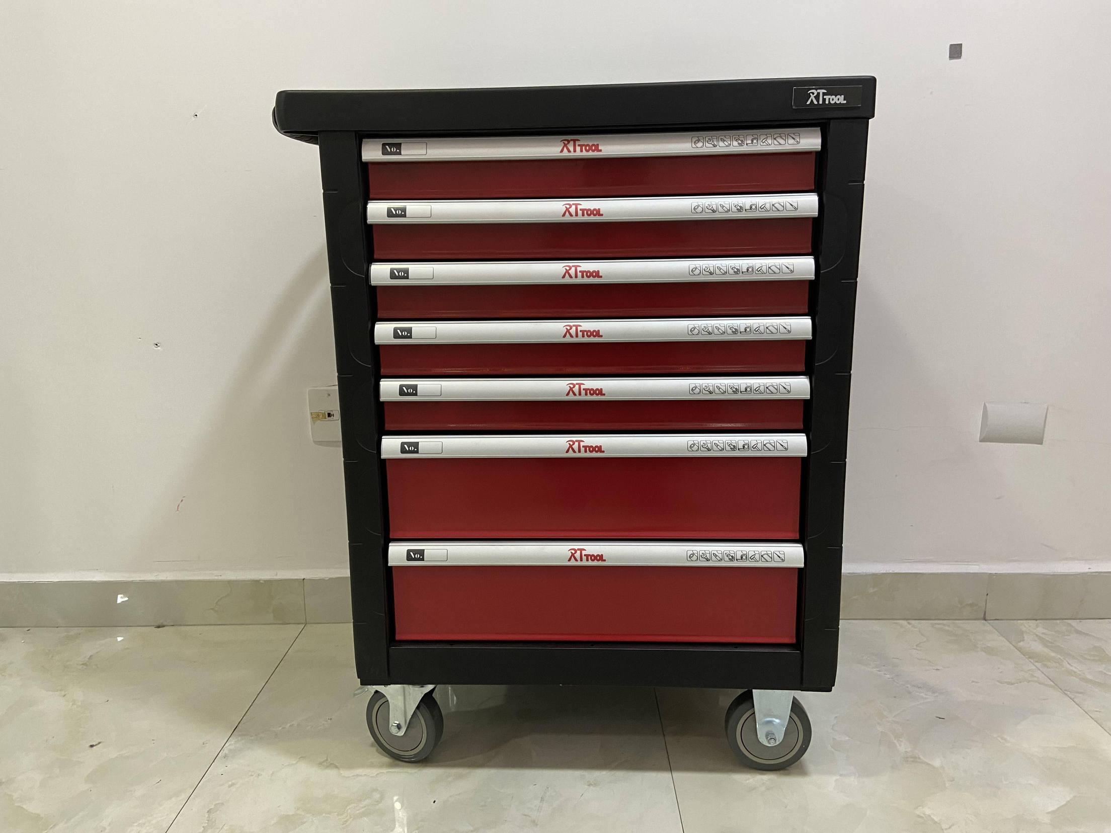 Foto de Carrinho de ferramentas 159 peças e 7 gavetas - Cromo Vanadium Carrinho com 159 PEÇAS