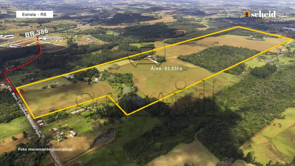 Foto de PARTE IDEAL DE 25% DE UMA ÁREA DE TERRAS RURAL COM A SUPERFÍCIE DE 932.350...