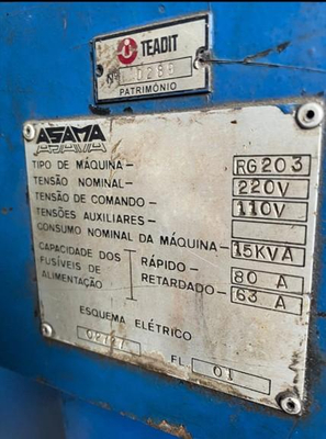 Foto de Dobradeira hidráulica prensa viradeira 3 metros de boca 200 toneladas de capacidade 12mm